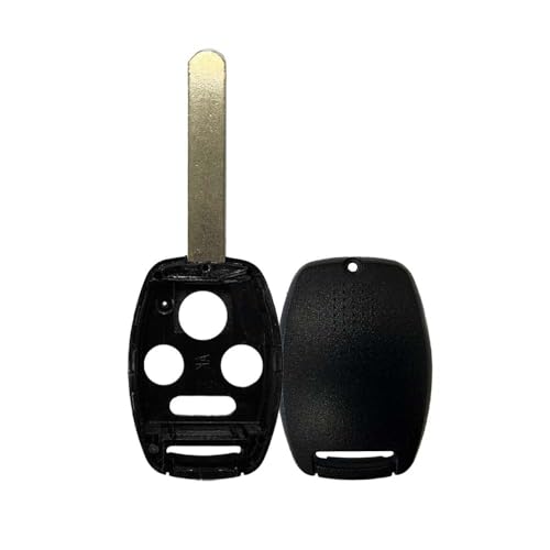 AKS KEYS Replacement for Honda Remote Key Shell 4 Buttons - Without Chip Holder, Keyway HO01 Compatible with All Models 4 Buttons Honda Remote Key with Chip. Shell Only (2)