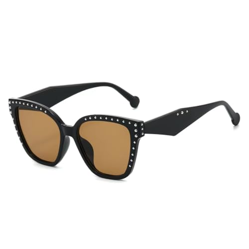Lunettes de soleil femme UV400 anti-éblouissement à monture tendance rétro