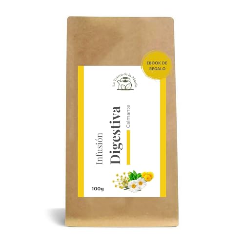 INFUSIÓN DIGESTIVA NATURAL 100 g – Con Hinojo, Comino, Menta y Manzanilla – Mezcla Suave y Aromática para tu Bienestar Diario – La Tetera de la Abuela