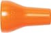 Loc-Line Coolant Hose Component, Orange Acetal Copolymer, Round Nozzle, 3/8