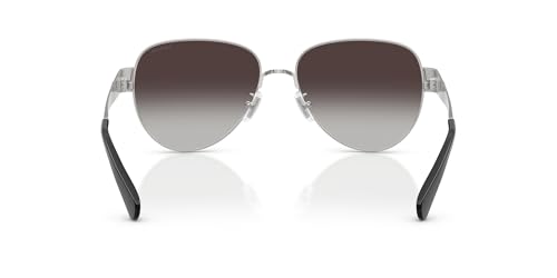 Image of Coach womens Hc7186 Aviator Sunglasses