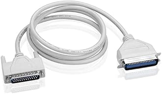 DB25 Male to Centronics 36 Male Parallel Printer Cable IEEE1284 LPT Printer Cable Wire for Dot Matrix and Old Inkjets Printer (1.5 Meter)