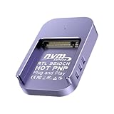 Gundhgstrr M.2 SSD-Reader NVME zu USB-C PCIe SSD-Adapter USB3.2 Gen2 10Gbps Solid State Drive mit Schreibschutz