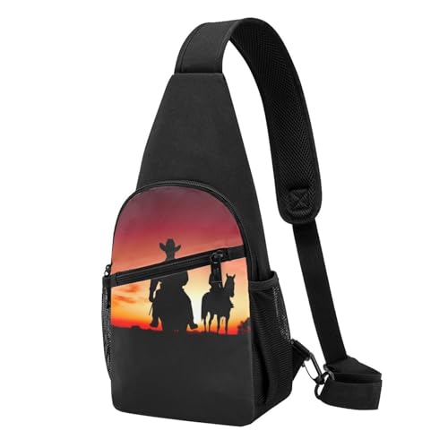 Sac à dos à bandoulière tendance noir pour randonnée légère et voyage décontracté