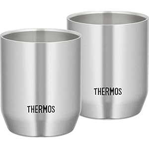 サーモス 真空断熱カップ 280ml ステンレス 2個セット JDH-280P S