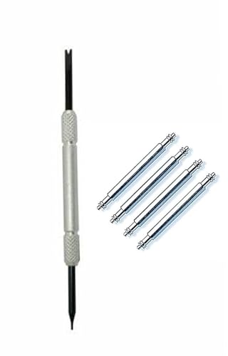 24mm Spring Bar 1.6mm thickness packet of Four Stainless Steel Watch Pins & Tool
