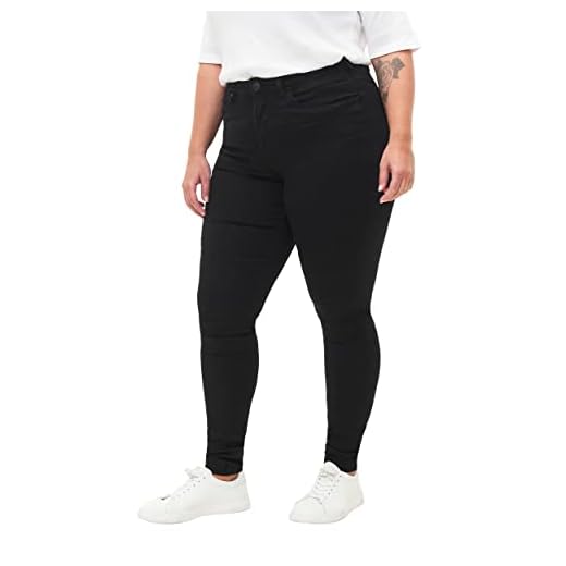 Zizzi Damen Große Größen Amy Jeans Hohe Taille Slim Gr Gr 56/82 cm Black
