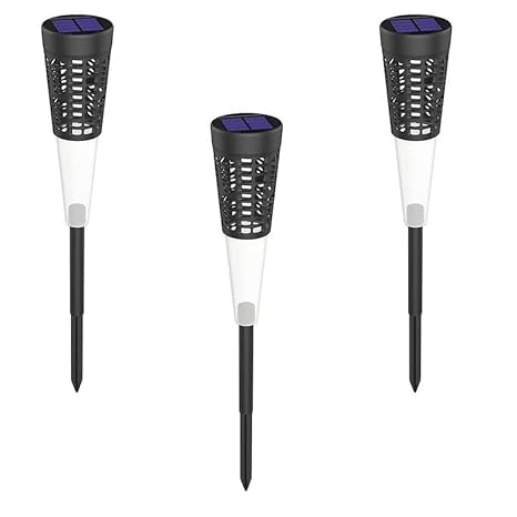 (Pack of 3) Lawn Solar Lights Outdoor Waterproof, Solar Pathway Lights Waterproof Performance White Light Source for Community for School_M52-image-27