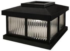 212 Main Mailbox Post Solar Cap - Black