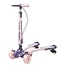 DODOBD Y Fliker Scooter para niños de 4 a 9 Años, Plegable 3 Ruedas Swing Scooters Tri Slider Kick Speeder Patinetes Scooters Push Drifting con Mango Ajustable,Carga 100kg