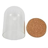 【Décoration de table en liège en bois】 : la housse de dôme est livrée avec une base en liège en bois, ce qui en fait un article de décoration de table polyvalent. Il peut être facilement placé sur les tables dans la chambre, le salon ou le bureau, améliorant l'esthétique générale.