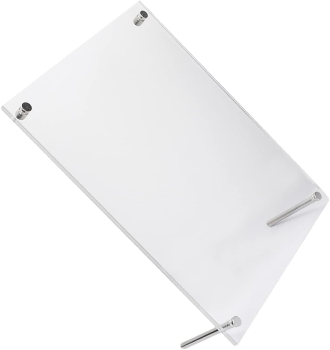 PRETYZOOM Certificate Stand Acrylic Photo Frame Authorization Frame Business License Holder Unique Decor for Home Office