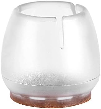Miniatura 7 de 16 piezas de PVC transparente para silla de mesa, patas de muebles, antideslizantes, protectores de suelo (0.472-0.630 in)