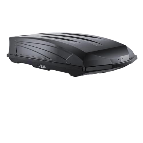 Barras Transversales Cofre De Techo Rígido ABS con Apertura Lateral Y Dos Correas Apto para Coche O Furgoneta(22 Cubic Feet)