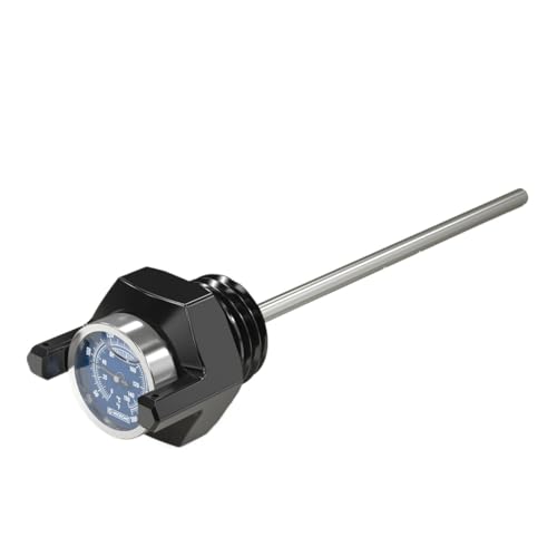 Jauge d'huile avec thermomètre noir pour Harley Touring Electra Road King 2017-2024