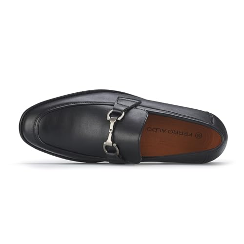 Image of Ferro Aldo Men's Premium Moc Toe Loafers | Casual & Dress Styles with Tassels & Horsebit Buckles