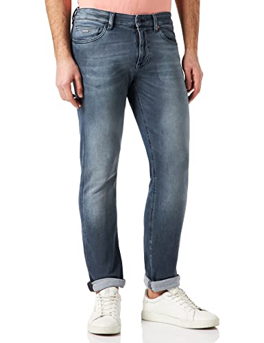 Jean BOSS Delaware Bleu pour homme en taille 38W x 30L coupe slim stretch