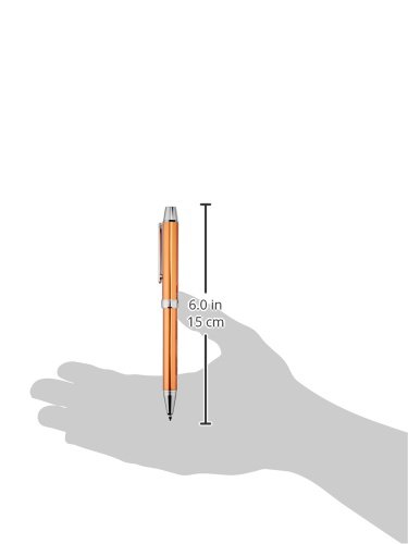 Image of Pilot2 Color 0.7 mm Ball Point Multi Pen 0.5 mm Mechanical Pencil, Orange Body (BTHE-1SR-O)
