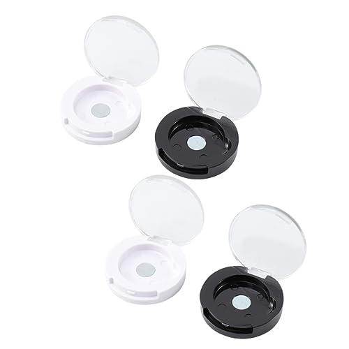 COLLBATH 4piezas Caja De Embalaje Para Sombras De Ojos Caja Vacía Contenedor De Subenvasado Accesorios De Maquillaje Para Organizar Paletas De Sombras De Ojos