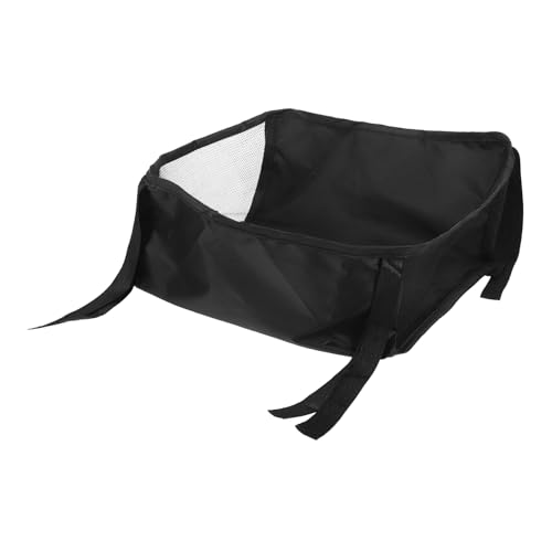 Vaguelly ベビーカー底部収納バッグ 通気性デザイン 多機能ポケット付き 軽量 持ち運び便利 出張や散歩に適したベビーカー用収納ケース