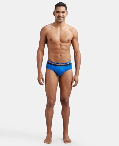Image of Jockey FP01 Men Super Combed Cotton Solid Brief with Ultrasoft Waistband