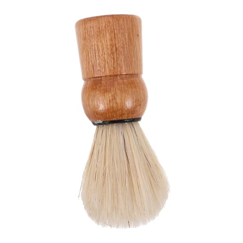 Gogogmee Men's Beard Brush Shaving Brush with Boar Bristle Face Hair Retro Design