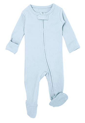 Image of L'ovedbaby Baby Organic Cotton Dual Zipper Footie Sleep Play Footed Pajamas