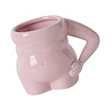 Unique Belly Milk Cup Drinkwares - Vaso multiusos para jugos, café y más, adecuado para vacaciones, taza de leche de moda