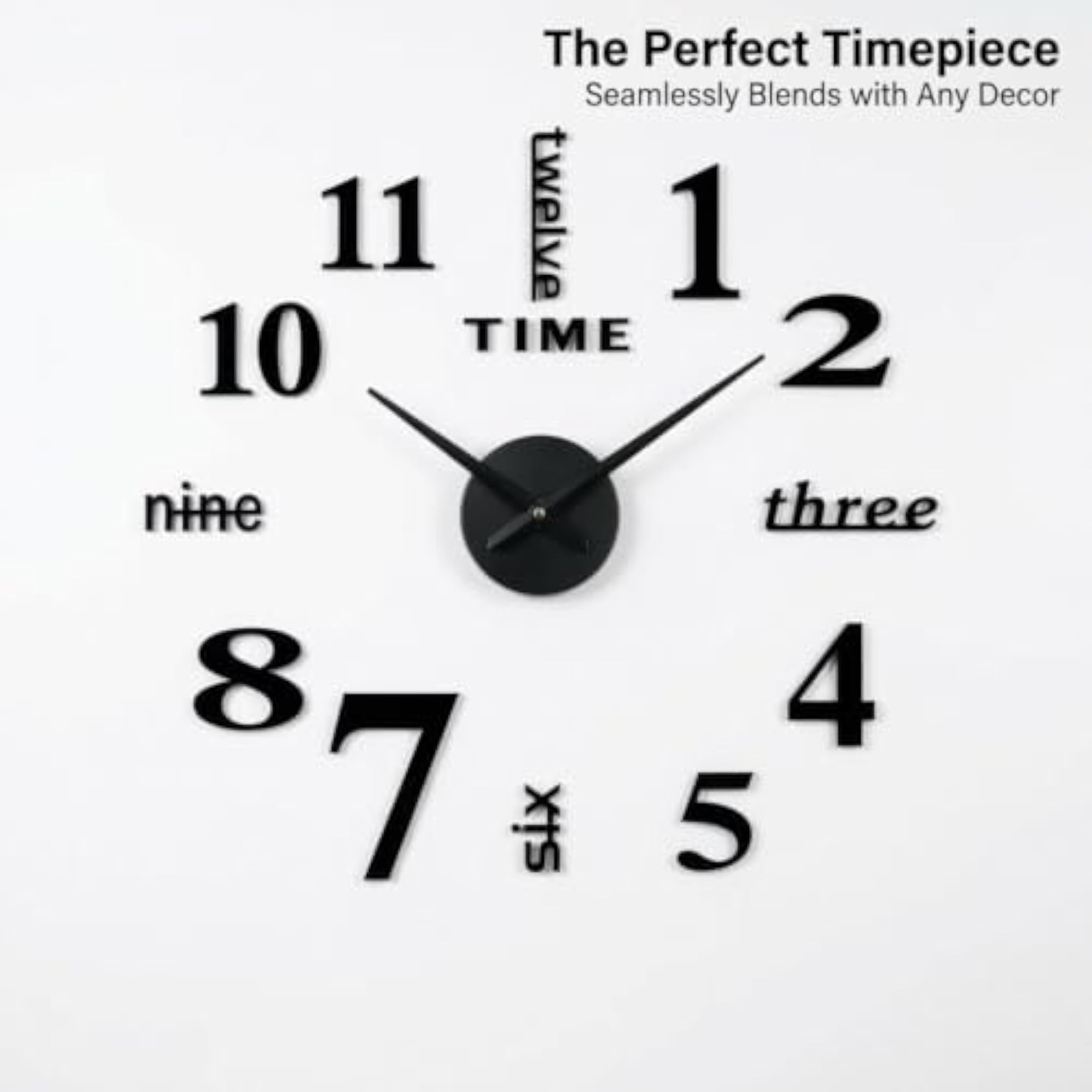 Luminous Silent Non Ticking Wall Clock