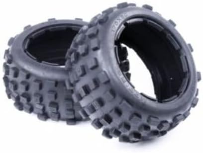 FLMLF Rear Knobby Tire Skin Off Road 170x80mm 2PCS Fit 1/5 HPI RV KM Baja 5B RC CAR Parts