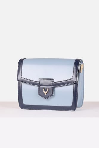 Image of Allen Solly Women's Compact Crossbody Sling Bag | PU Leather | Sleek Minimal Design | Adjustable Strap | Travel & Commute