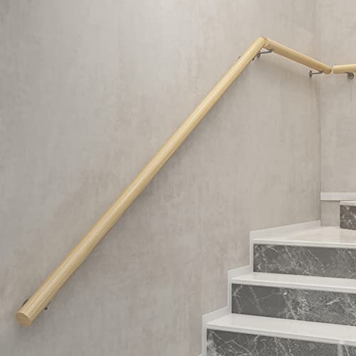 Main courante en bois antidérapante pour escalier intérieur et garde-corps de loft