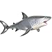 FLORMOON Jouets Grand Requin Blanc Figure Réaliste Peinte à la Main Figurine Baleine Animaux Figurines Cadeau de Collection décoratif pour Enfants