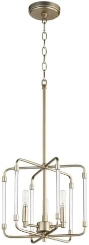 Miniatura 6 de Quorum International Colgante óptico 3-LT - Latón envejecido - 6114-3-80