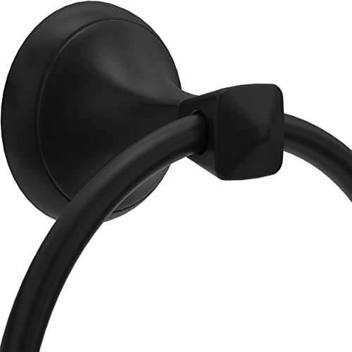 Delta Hand Towel Holder | Matte Black Ring for Hanging Towels in Kitchen, Bathroom | Esato Accessories by DELTA - Image 5