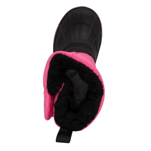 LONDON FOG Jett Waterproof Unisex Kids Snow Boot, Insulated Fleece Lined, Size 5 Toddler to 6 Big Kid, Black, Navy Blue, Grey4