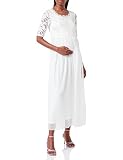 MAMALICIOUS Women's MLMIVANE June 2/4 MESH Maxi Dress 2F Maxikleid, Snow White, M