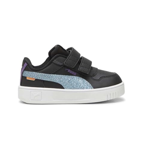 PUMA Toddler Girls Carina Street Deep Dive Glitter Slip On Sneakers Shoes Casual - Black