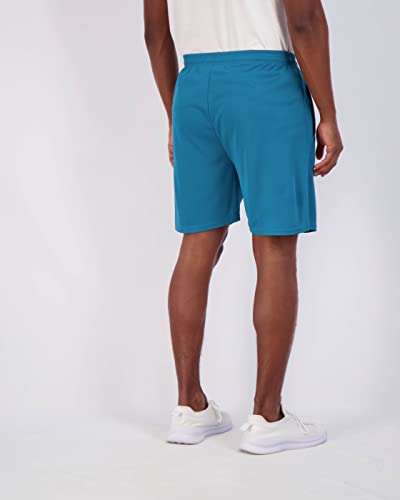 Image of Real Essentials 4 Pack: Men's 7 inch Athletic Running Quick Dry Mesh Shorts with Zipper Pockets (Available in Big & Tall)