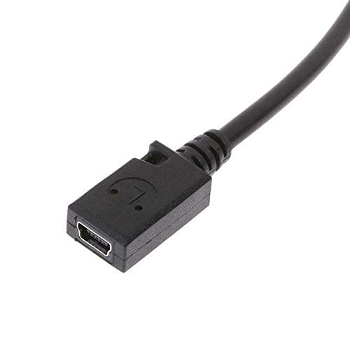 Image of Micro USB Male to Mini USB Female Extension Cable Mini USB to Micro USB Charging and Data Sync Cord