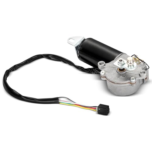 SCITOO Windshield Wiper Motor Assembly Fit for Jeep for Wrangler | Direct fit for 1987-1995 For Jeep For Wrangler|Replaces OE 56030005,620-00727,WPM432|5 Pins|Fit for Front Wiper Motor