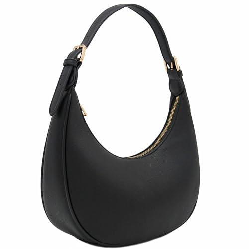 FashionPuzzle Elegant Crescent Shoulder Bag Underarm Purse