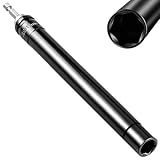 Blulu 9/16インチ (14mm) パワーナットドライバー、ナットランナー中空ソケット 1/4インチ六角シャンク付き、ロングボルトとダクトワークに適合 オーバーヘッド固定アプリケーションオペレーション(1パック、1/2インチ(13mm) x 7.8インチ