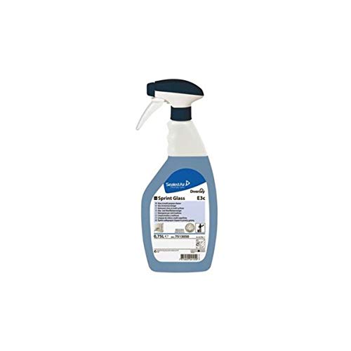 Diversey Glasreiniger Sprint Glass Pur-Eco, E3c, vloeibaar, spuitfles (750 ml), je ontvangt 1 fles van 750 ml