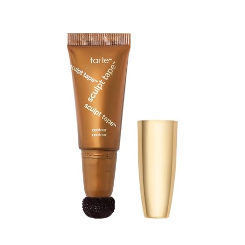 tarte sculpt tape contour – Lightweight Cream Bronzer with Shea Butter for Blendable, Buildable Contour & Natural Looking Sculpted Glow, Vegan & Cruelty-Free, travel size, espresso