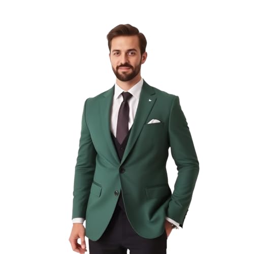 Image of Men's Stylish Party Casual Formal WEAR Single Breasted Blazer