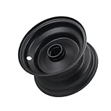 Hangsu Jantes avant/arrière de qualité industrielle pour véhicules, surfaces traitées thermiquement, compatibilité avec les chocs, moyeux avant et arrière en fer pour karting