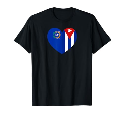 Nevada and Cuba Flags: Heart Shaped Unity T�V���c