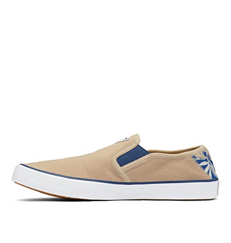 Columbia Sapato náutico masculino Slack Tide Slip PFG, Bronzeado Oxford/Carbono, 42
