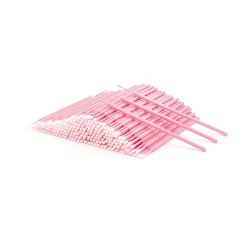 i-Laesh Micro Brushes, Medium Tip, Pink, 200Pcs